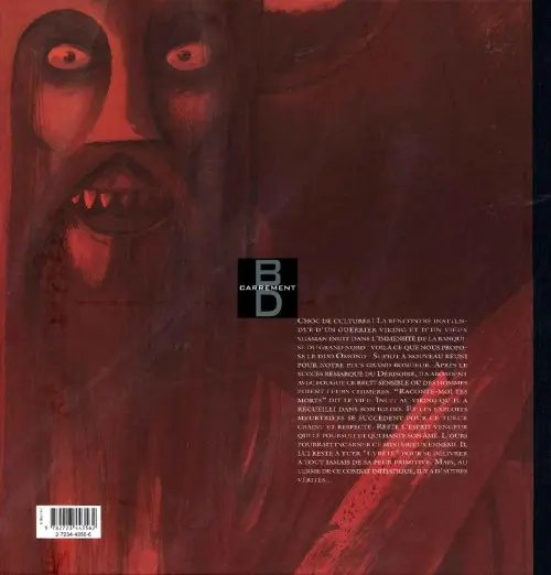 Verso de l'album Féroce