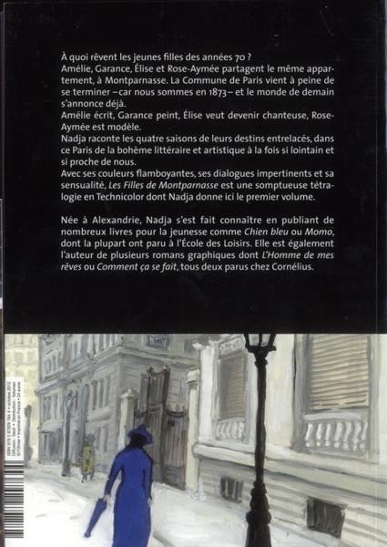Verso de l'album Les Filles de Montparnasse Tome 1 Un grand écrivain