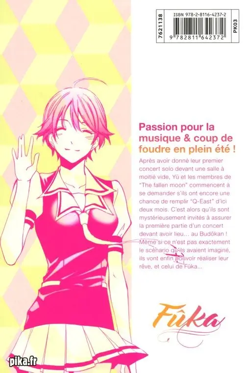 Verso de l'album Fûka 8