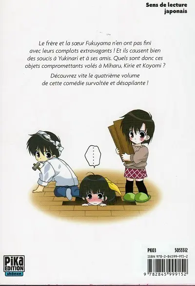 Verso de l'album Girls bravo 4