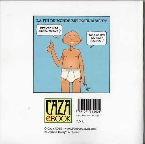Verso de l'album Caza La fin du monde ne passera pas !