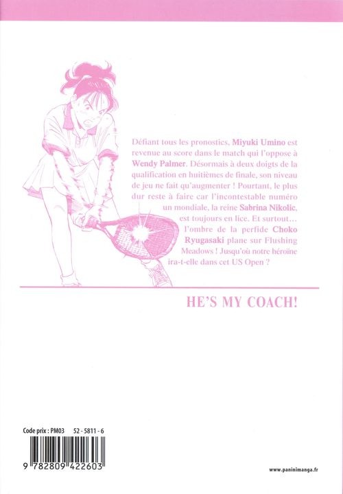 Verso de l'album Happy ! (Édition de luxe) Volume 10 He's my coach !