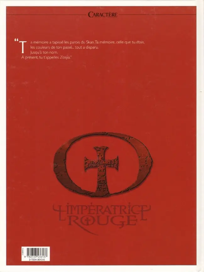 Verso de l'album L'Impératrice rouge Tome 3 Impurs