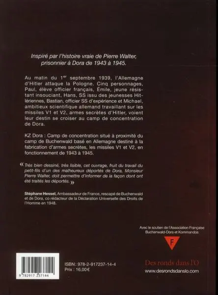 Verso de l'album KZ Dora Tome 1/2