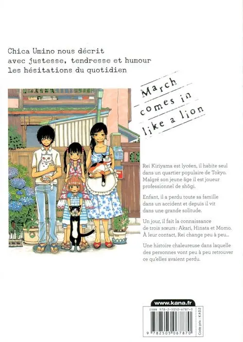 Verso de l'album March comes in like a lion 1