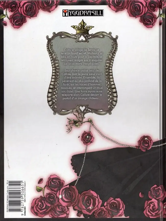 Verso de l'album Memento Mori Tome 1 Volume I