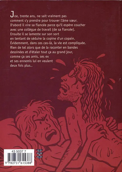 Verso de l'album Peep show - Le pauvre type Peep show
