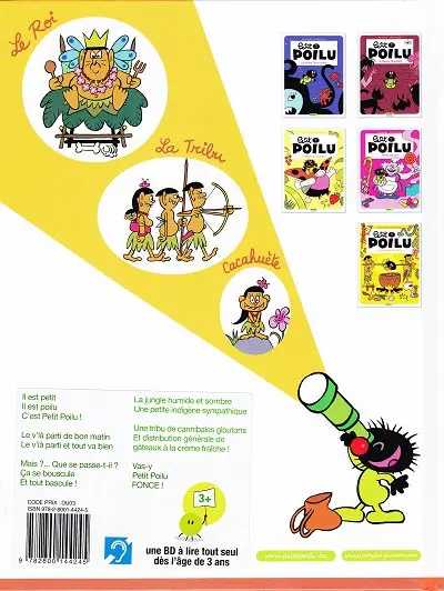 Verso de l'album Petit Poilu Tome 5 La tribu des Bonapéti