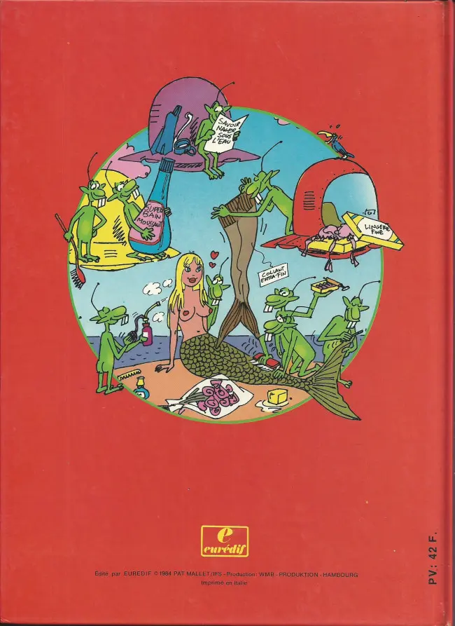 Verso de l'album Les Petits hommes verts Tome 1 Bonjours les ébats