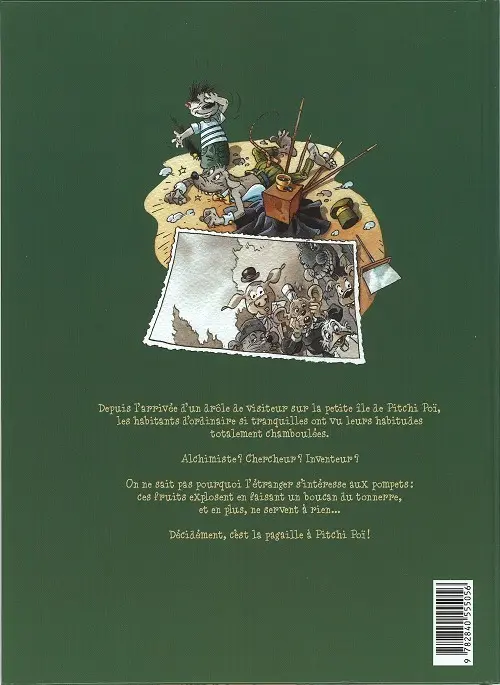 Verso de l'album Pitchi Poï Tome 1