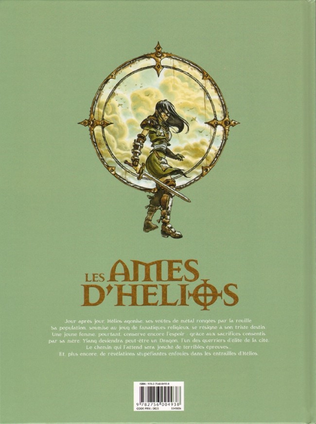 Verso de l'album Les Âmes d'Hélios Tome 4 Chaînes éternelles