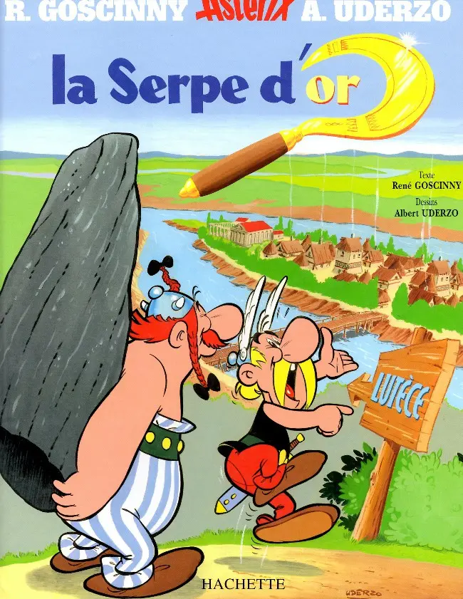 Couverture de l'album Astérix Tome 2 La serpe d'or