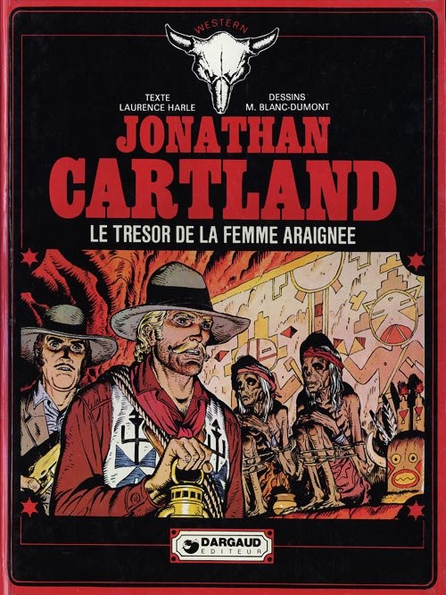 Couverture de l'album Jonathan Cartland Tome 4 Le trésor de la femme araignée