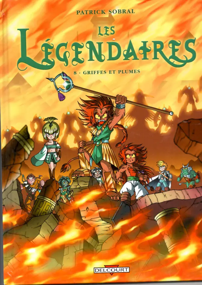 Couverture de l'album Les Légendaires Tome 8 Griffes et plumes