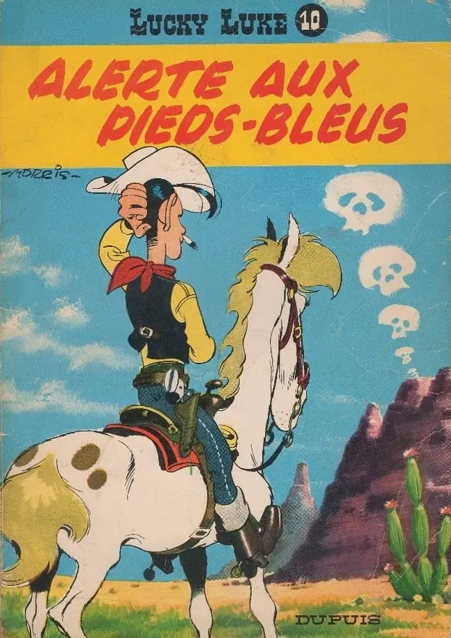 Couverture de l'album Lucky Luke Tome 10 Alerte aux Pieds-Bleus