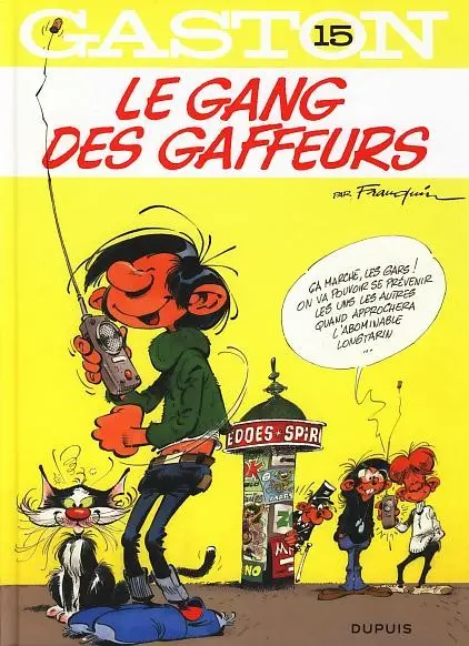 Couverture de l'album Gaston Tome 15 Le gang des gaffeurs
