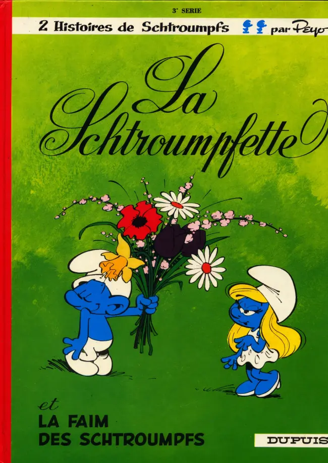 Couverture de l'album Les Schtroumpfs Tome 3 La Schtroumpfette
