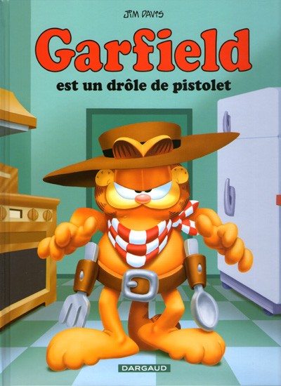 Couverture de l'album Garfield Tome 23 Garfield est un drôle de pistolet