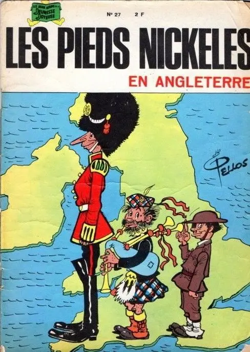 Couverture de l'album Les Pieds Nickelés Tome 27 Les Pieds Nickelés en Angleterre