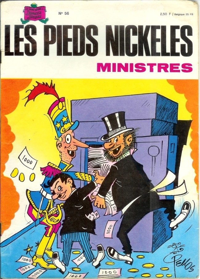 Couverture de l'album Les Pieds Nickelés Tome 56 Les Pieds Nickelés ministres