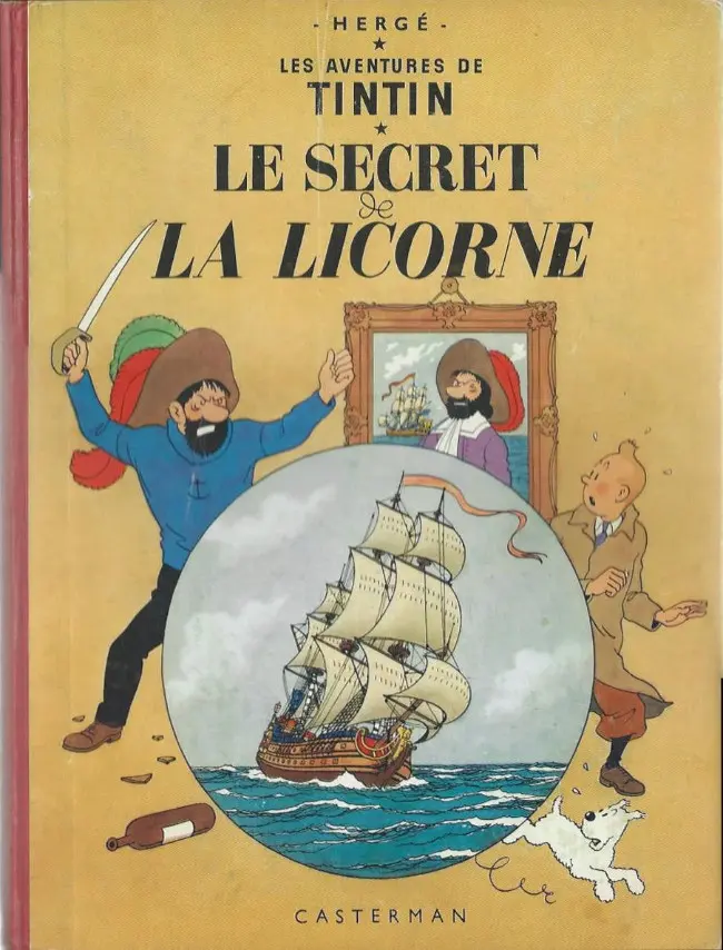 Couverture de l'album Tintin Tome 11 Le Secret de la Licorne