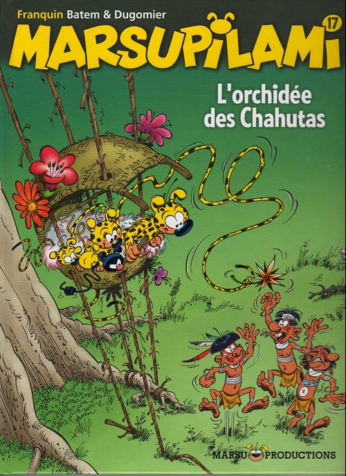 Couverture de l'album Marsupilami Tome 17 L'orchidée des chahutas