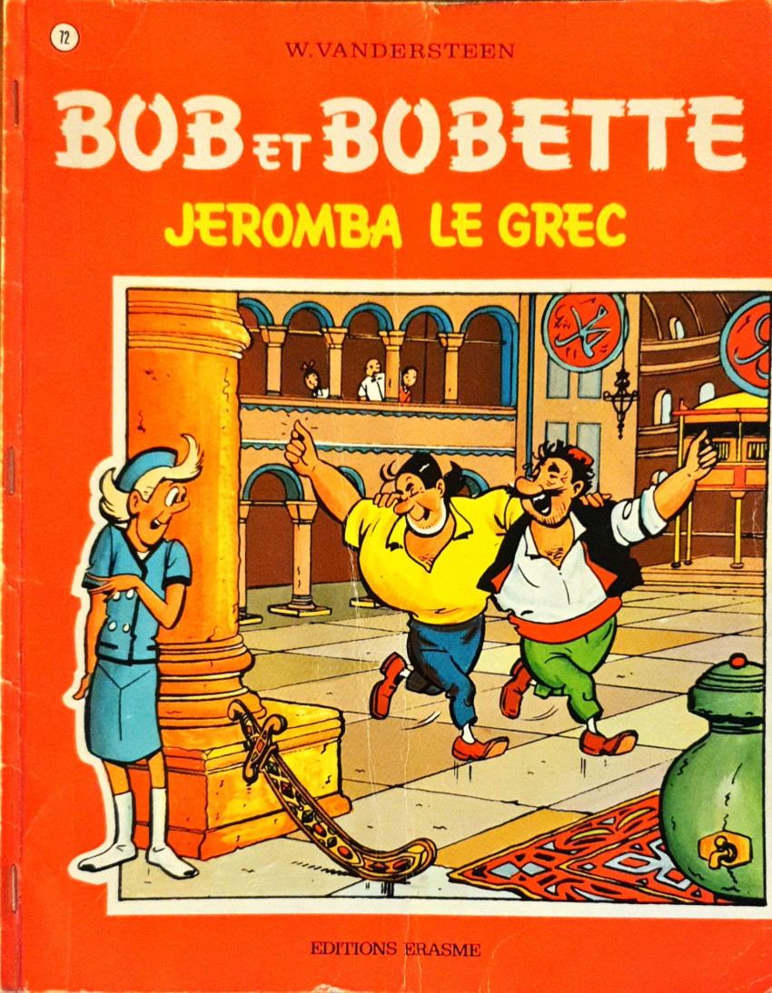Couverture de l'album Bob et Bobette Tome 72 Jeromba le Grec