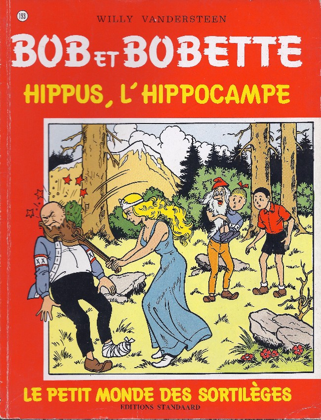 Couverture de l'album Bob et Bobette Tome 193 Hippus, l'hippocampe / Le petit monde des sortilèges