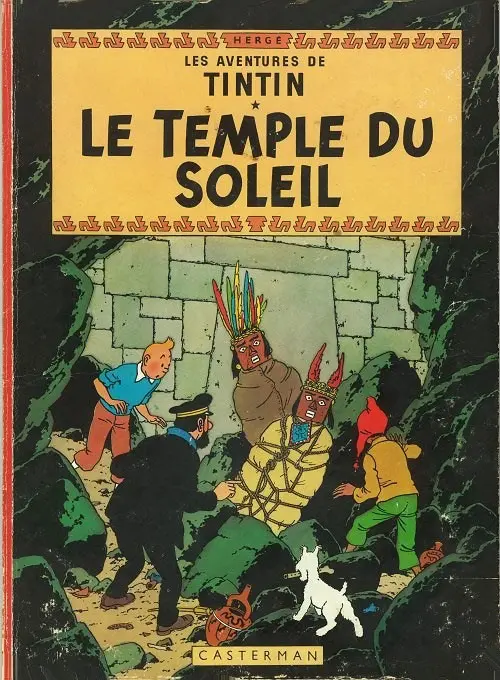 Couverture de l'album Tintin Tome 14 Le temple du soleil