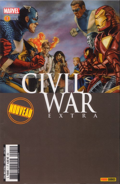 Couverture de l'album Civil War Extra Tome 1