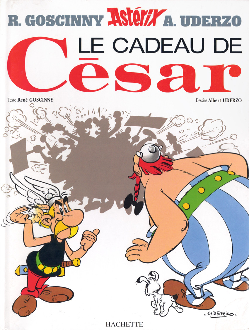 Couverture de l'album Astérix Tome 21 Le cadeau de César