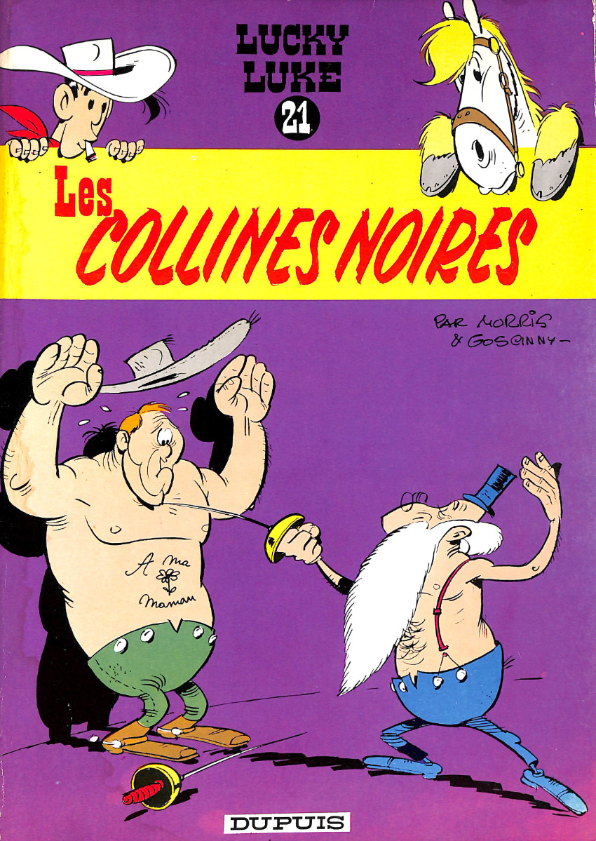 Couverture de l'album Lucky Luke Tome 21 Les collines noires