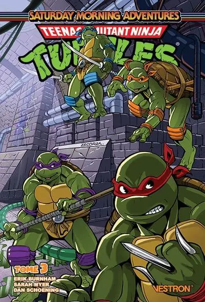 Couverture de l'album Teenage Mutant Ninja Turtles : Saturday Morning Adventures 3