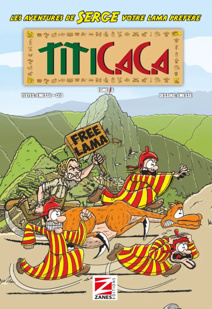 Couverture de l'album Les aventures de Serge votre Lama préféré Tome 10 Titicaca