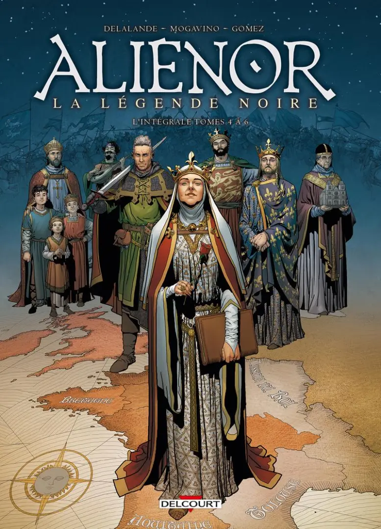 Couverture de l'album Les Reines de sang - Aliénor, la Légende noire L'intégrale - Tomes 4 à 6