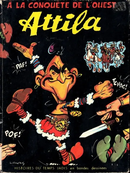 Couverture de l'album Histoires du temps jadis en bandes dessinées Tome 3 Attila