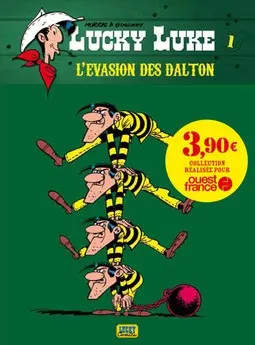Couverture de l'album Lucky Luke Tome 1 L'évasion des Dalton