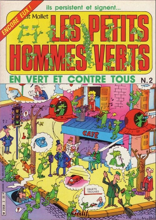 Couverture de l'album Les Petits hommes verts Tome 2 En vert et contre tous