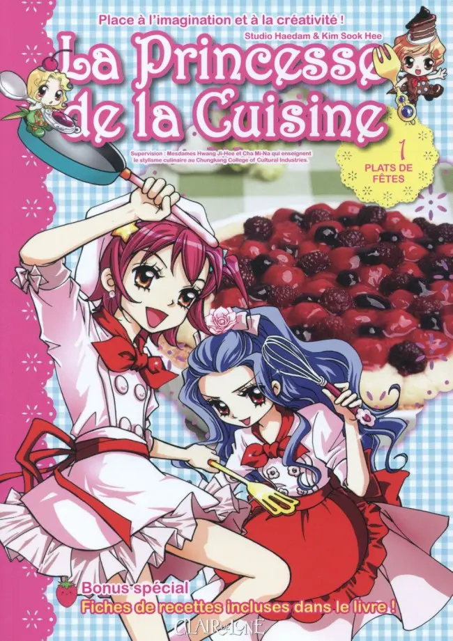 Couverture de l'album La Princesse de la Cuisine Tome 1 Plats de fêtes