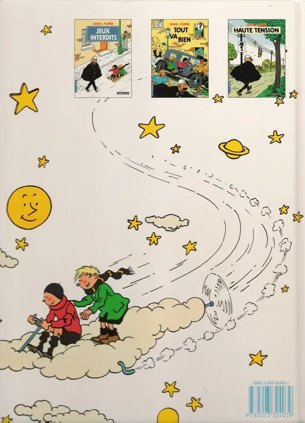 Verso de l'album Quick et Flupke - Gamins de Bruxelles Tome 1 Haute tension