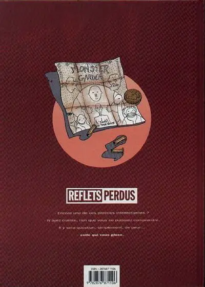 Verso de l'album Reflets perdus Diable à quatre
