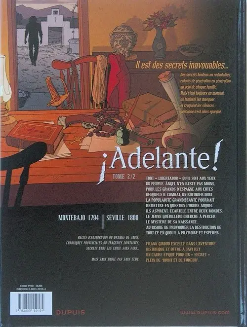 Verso de l'album Secrets - ¡Adelante! Tome 2/2