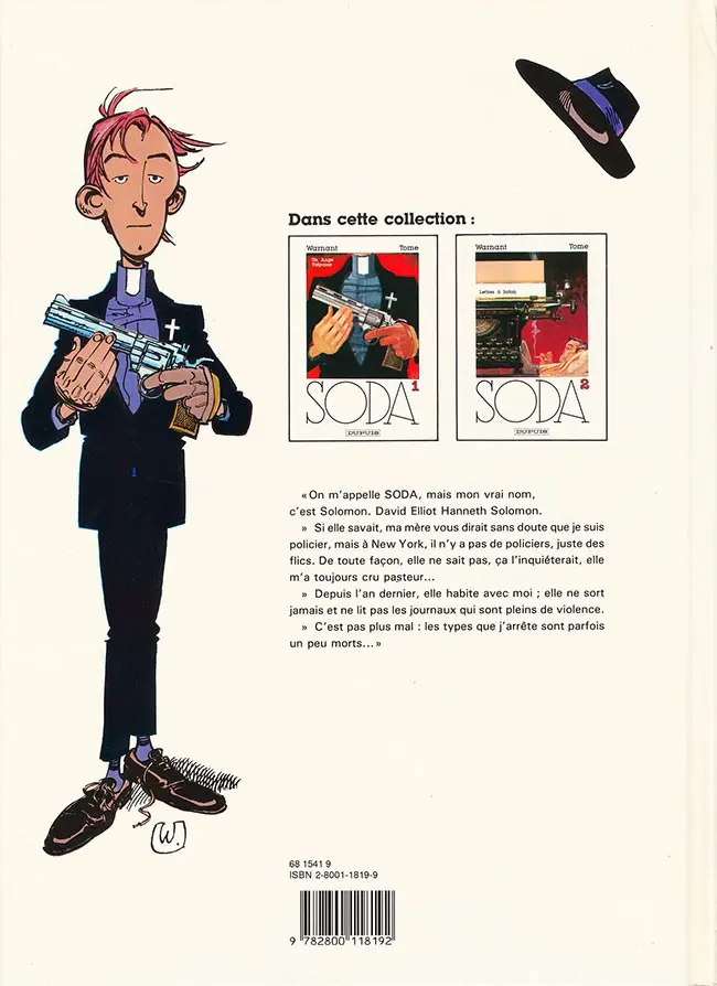 Verso de l'album Soda Tome 3 Tu ne buteras point