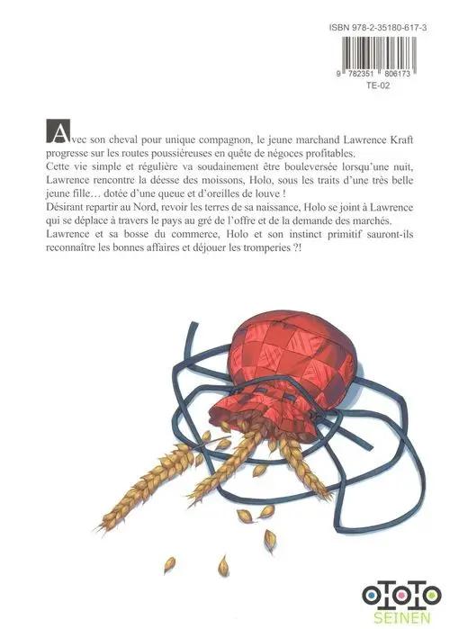 Verso de l'album Spice & Wolf I