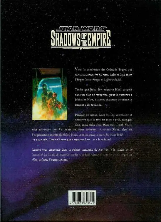 Verso de l'album Star Wars - Les ombres de l'Empire Tome 2 Les Ombres de l'Empire (2/2)