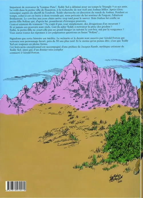 Verso de l'album Teddy Ted Solène
