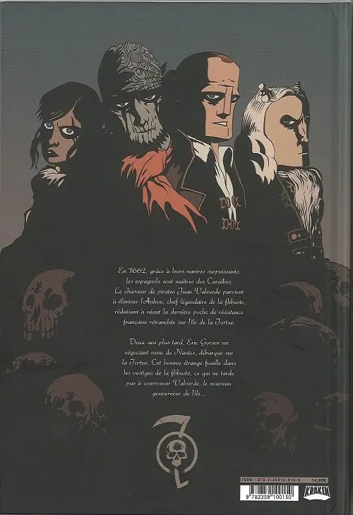 Verso de l'album Tortuga Tome 1