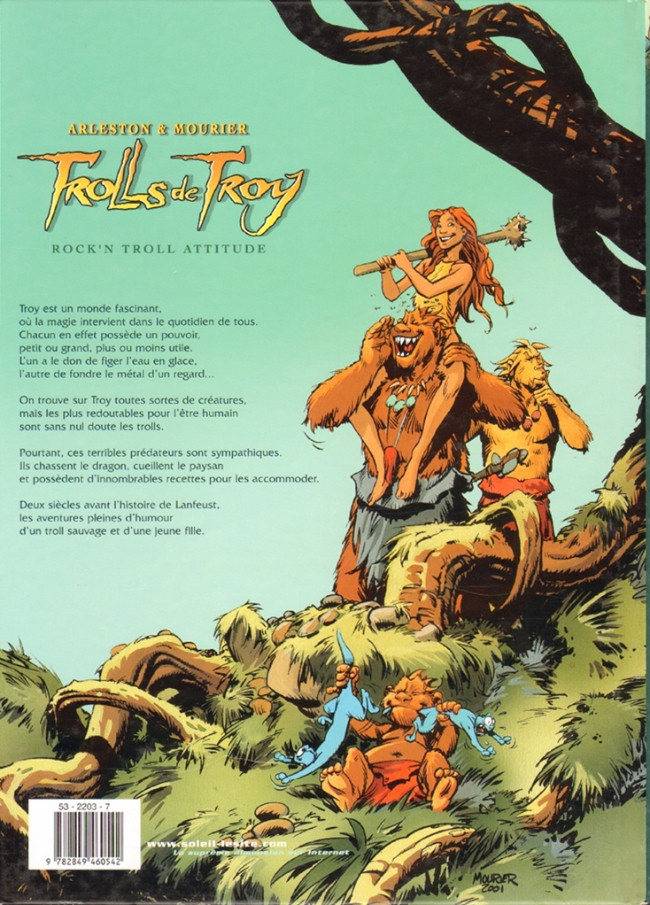 Verso de l'album Trolls de Troy Tome 8 Rock'N Troll Attitude