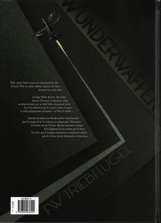 Verso de l'album Wunderwaffen Tome 4 La main gauche du Führer