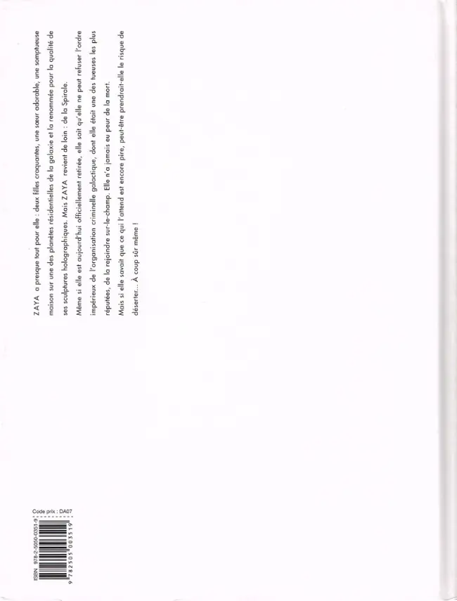 Verso de l'album Zaya 1
